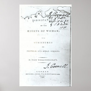 Rättfärdigande av rättigheter av Woman Poster
