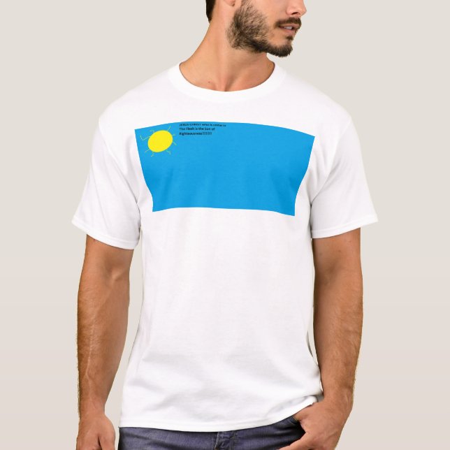 Rättfärdighetens sol t shirt (Framsida)