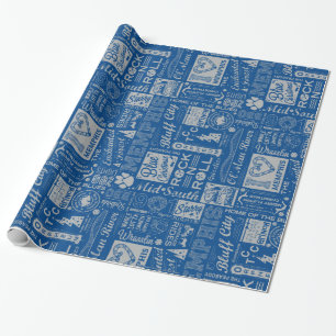 Rättfram stadsblåttjul presentpapper