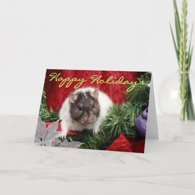 Rattie Julkort Helgkort (Framsida)