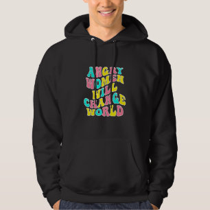 Rättigheter för gamla kvinnor Ilskna kvinnor komme Hoodie