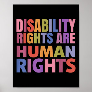 Rättigheter för personer med funktionsnedsättning  poster