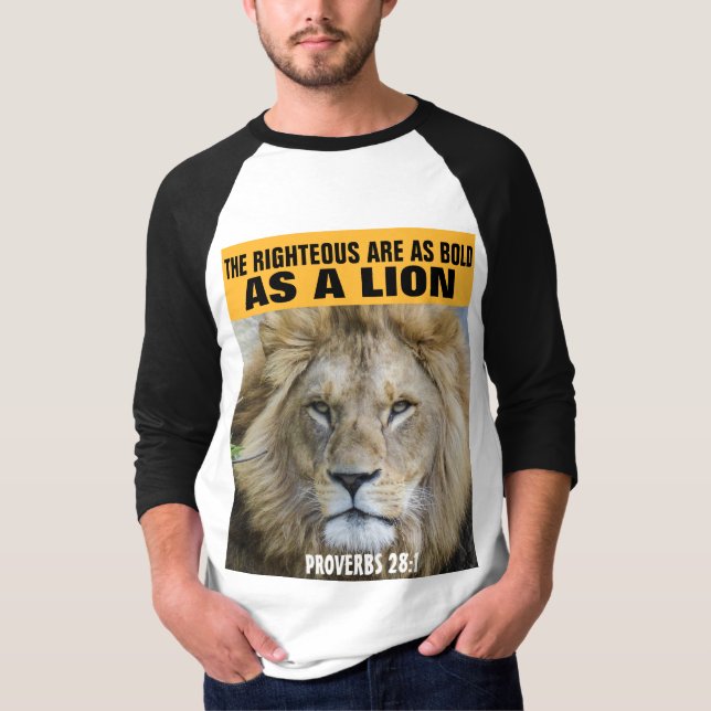RÄTTIGHETERNA ÄR LIKA KALLA SOM LEJONA, KRISTNA T SHIRT (Framsida)