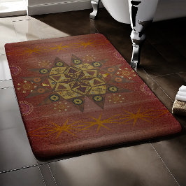 Rättighetsbeskyddaren Geo tantrum mandala Badrumsmatta