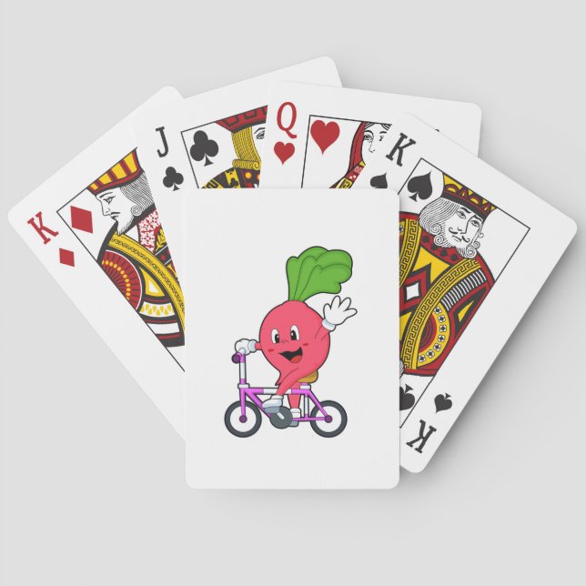 Rättika med casinokort (Baksidan)