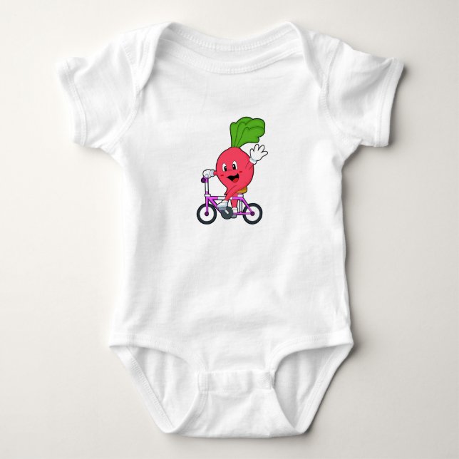 Rättika med cykel t shirt (Framsida)