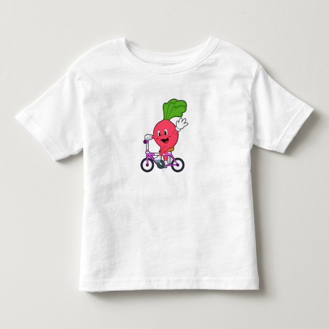 Rättika med cykel t shirt (Framsida)