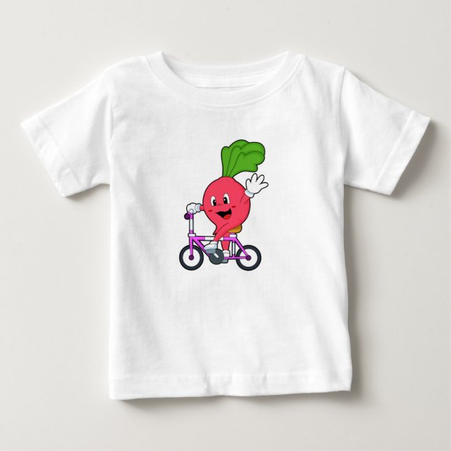 Rättika med cykel t shirt (Framsida)