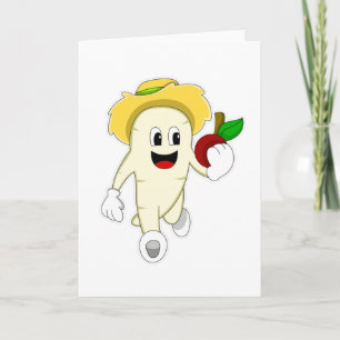 Rättika som bonde med frukt kort