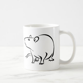 Rattitude råttadamen kaffemugg