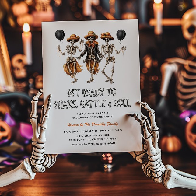 Rattle & Roll Halloweenfest Inbjudningar (Skapare uppladdad)