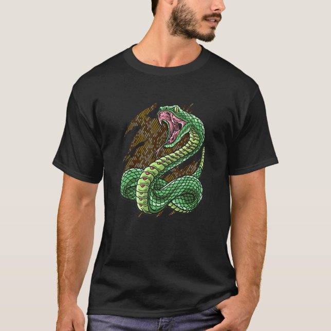 Rattlesnake for Snake Breders Arg Snake T Shirt (Framsida)
