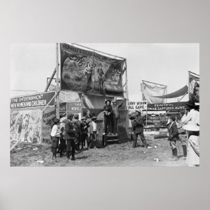 Rattlesnake Joe Sideshow, 1920-talet Poster