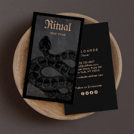 Rattlesnake Macabre Visitkort