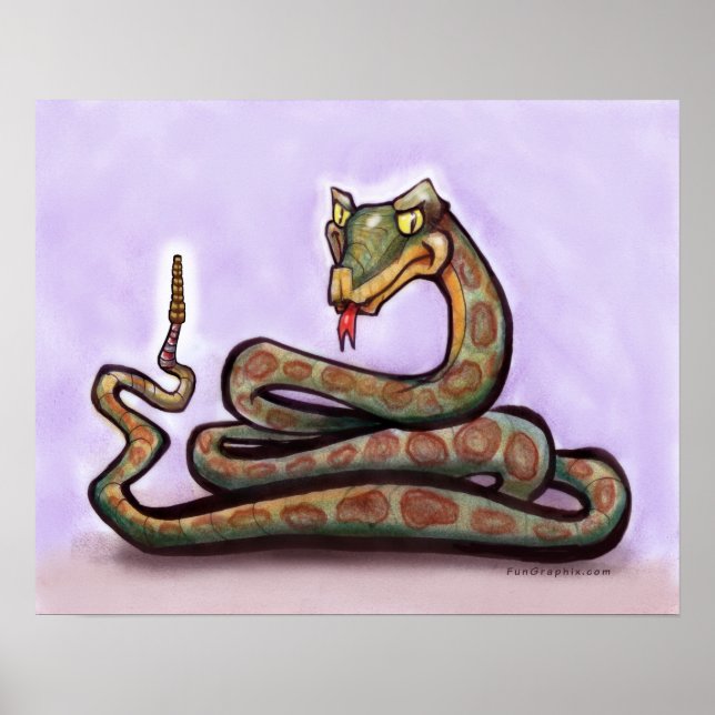 Rattlesnake Poster (Framsidan)