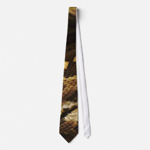 Rattlesnake Reptile Snake Skin Wildlife Neck Tie Slips