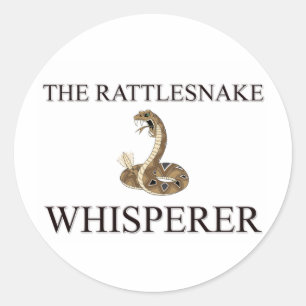Rattlesnake Whisperer Runt Klistermärke