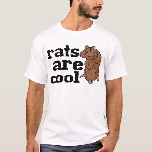 Råttor är den kalla tShirten Tee Shirt (Framsida)