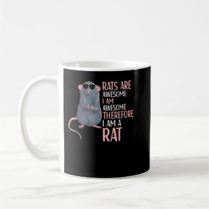 Råttor är Fantastisk-apparat för Råtta Älskare Kaffemugg