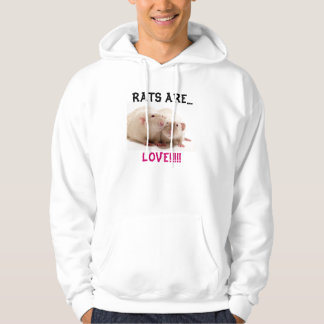 RÅTTOR ÄR…, KÄRLEK!!!!! HOODIE