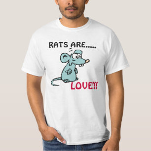 RÅTTOR ÄR, KÄRLEK!!! T SHIRT