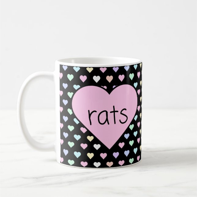 Råttor Hearts Mugg (Vänster)