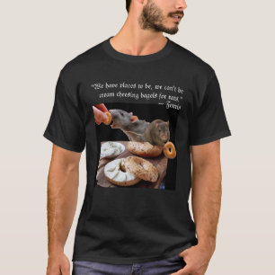 råttor kärlek bagels t shirt