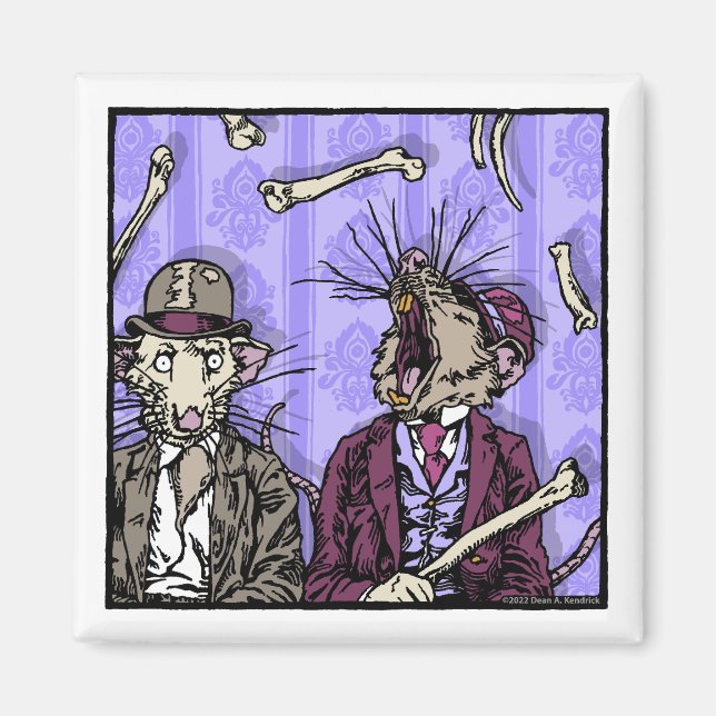 Råttor och boner - Pop Goth Nightmare Surreal Magnet (Framsidan)