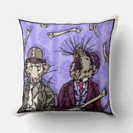 Råttor och boner - Pop Goth Nightmare Surreal Squa Kudde