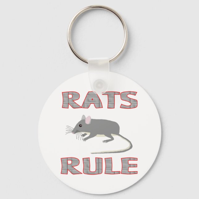 RÅTTOR RULE NYCKELRING (Framsida)