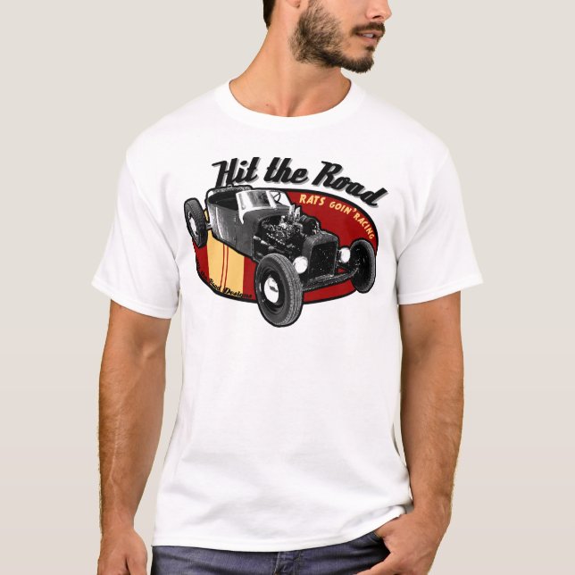 Råttor som tävlar tee shirt (Framsida)