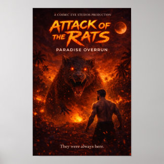 Råttornas Attack — Paradiset Överkörs Poster