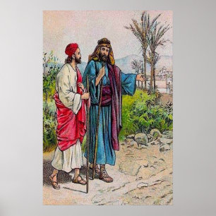 Rättsakter 11:19-26 Barnabas Brings Saul to Antioc Poster