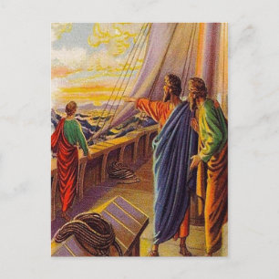 Rättsakter 13:4-5 Passage till Cypern vykort