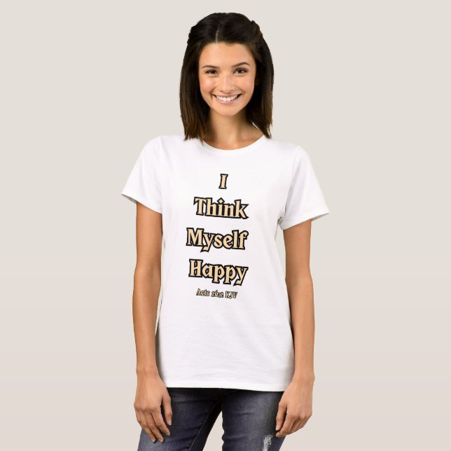 Rättsakter 26:2 KJV Bible Verse Quote Women's T Shirt (Hel framsida)