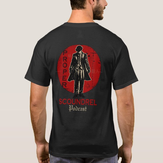 Rättskaffens Skurk 2-sidig design T Shirt (Baksida)
