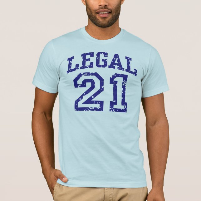 Rättslig 21 tee shirt (Framsida)