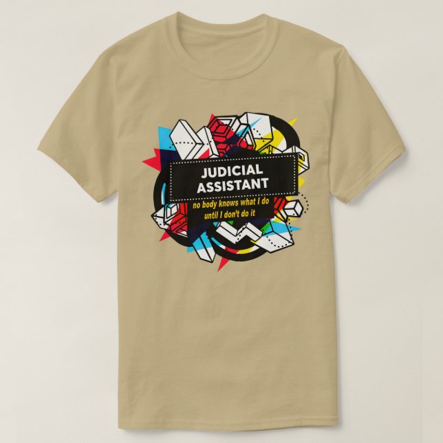RÄTTSLIG ASSISTENT T SHIRT (Design framsida)