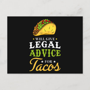 Rättslig rådgivning för Tacos Vykort
