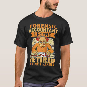 Rättslig revisorsförklaring, men inte avslutad t shirt