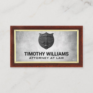 Rättslig skala   Law Engraved Plaque Logotyp Visitkort