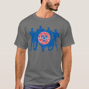 Rättsliga förbundets Logotyp och solid Character-b T-shirt