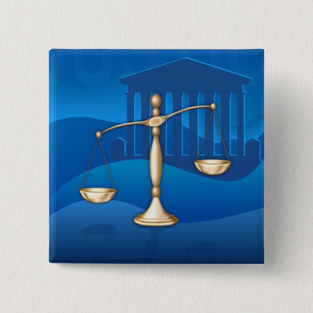 Rättsliga skalor knapp (Framsida)