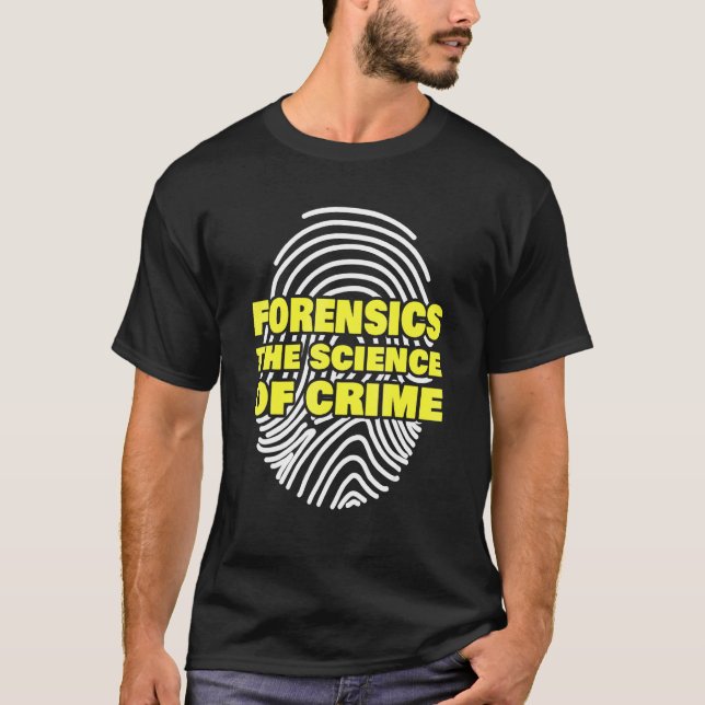 Rättsmedicinsk utredare t shirt (Framsida)