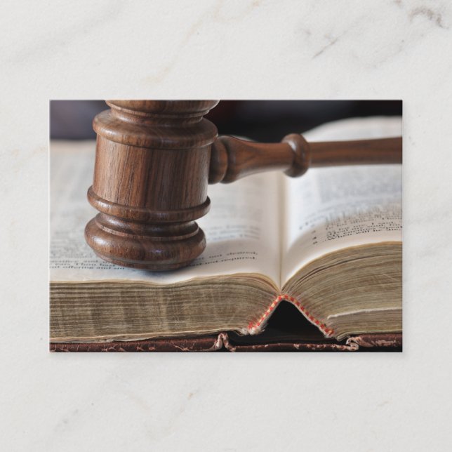 Rättssalbeslutsvisitkortar Visitkort (Framsida)