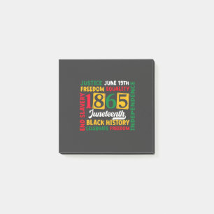 Rättsskipning 19:e frihetsjämställdheten 1865 post-it block