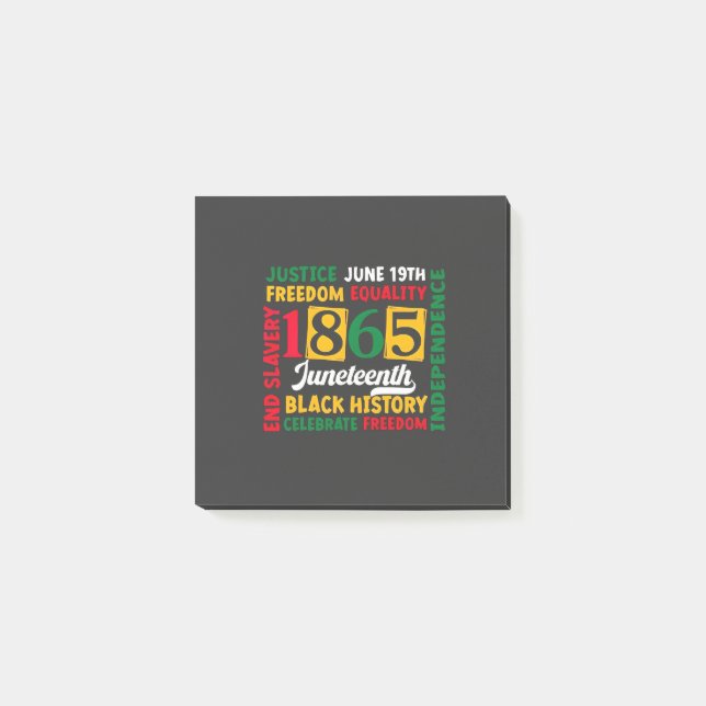 Rättsskipning 19:e frihetsjämställdheten 1865 post-it block (Framsida)