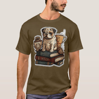 Rättsskipning i bokar och kaffe samt Hundar och So T Shirt