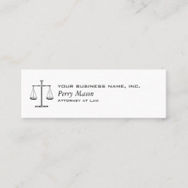 Rättsskipning Mini Visitkort