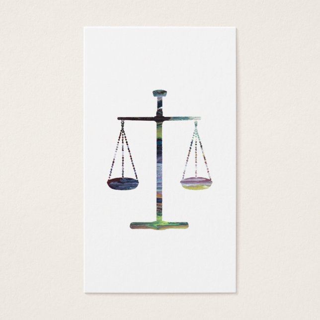 Rättsskipning Visitkort (Framsidan)